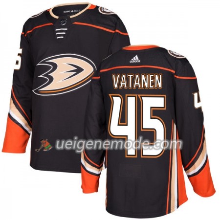Herren Eishockey Anaheim Ducks Trikot Sami Vatanen 45 Adidas 2017-2018 Schwarz Authentic
